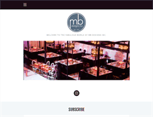 Tablet Screenshot of mbdesignsinc.com